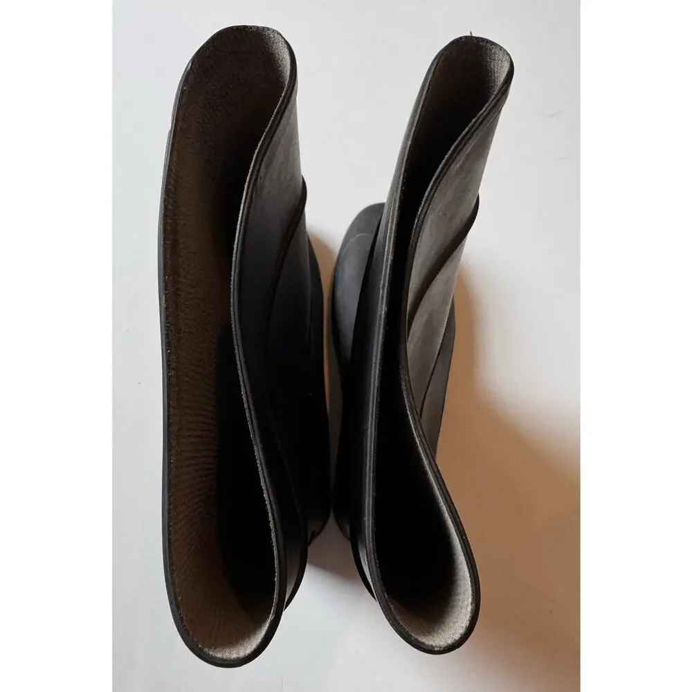 Servus Men's Rubber Work Boots USA Made Sz 11 Black